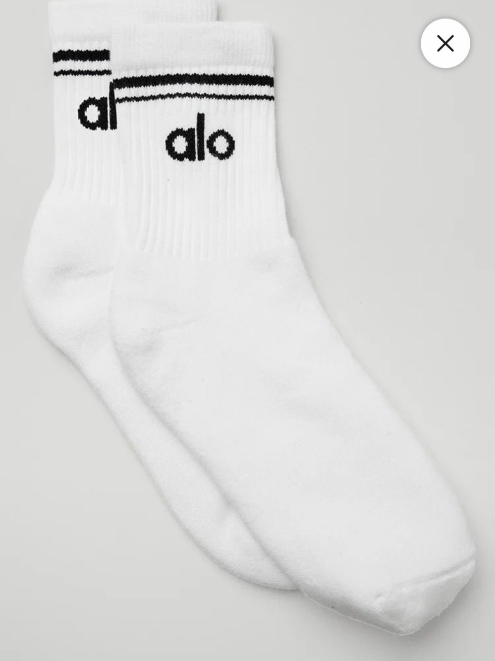 ALO Yoga Heather Grey Socks